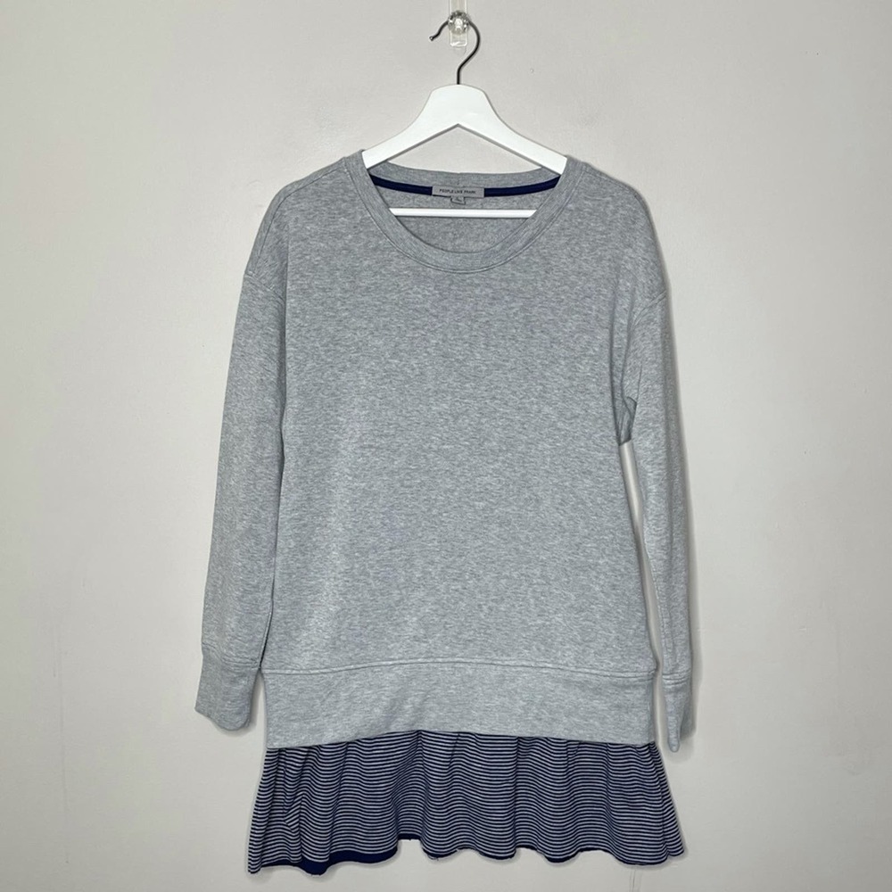 PEOPLE‎ LIKE FRANK | Layered Sweatshirt | Small